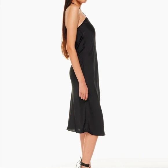 Aritzia Black Satin Dress - Size M - Brand New! - Picture 3 of 6